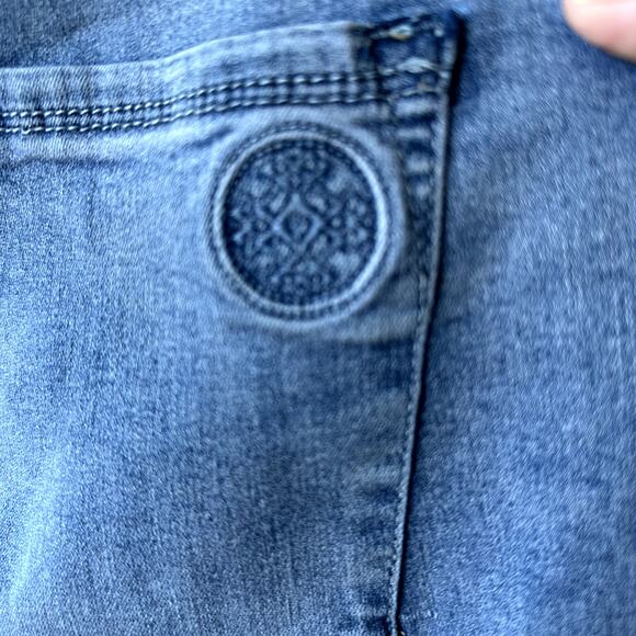 Laurie Felt AVC 3X Petite Silky Denim Curve Ankle Skinny Jeans- Indigo Stretchy - Picture 6 of 11